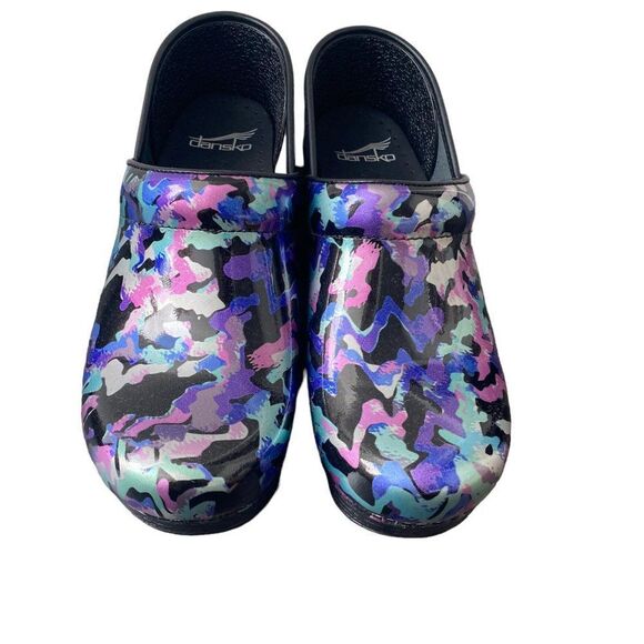 Dansko New Women's Professional Clogs Mermaid Patent size 38 - Picture 3 of 14